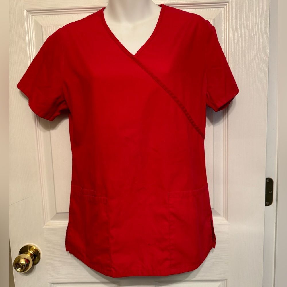 SB Scrubs Scrub Top Sz XS Classic Red X Small